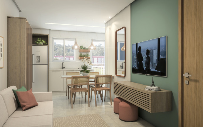 Imagem Apartamento com 2 Quartos à Venda,  em Mina União - Criciúma