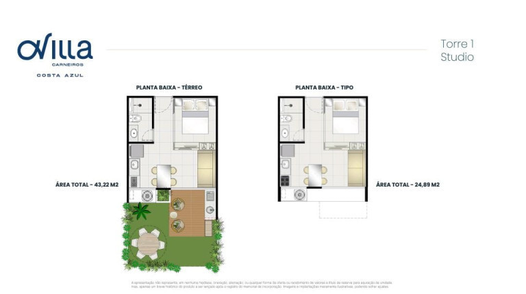 Imagem Apartamento com 2 Quartos à Venda,  em praia dos carneiros - Tamandaré