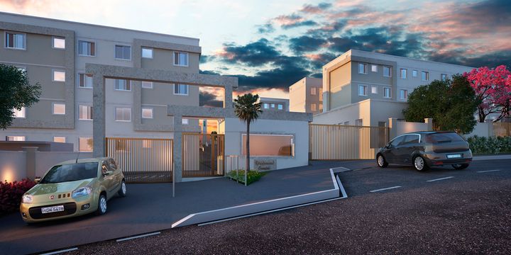Imagem Apartamento com 2 Quartos à Venda, 42 m² em Cabral - Contagem