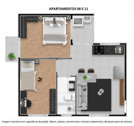Imagem Apartamento com 2 Quartos à Venda, 38 m² em Vila Santa Teresa (Zona Leste) - São Paulo