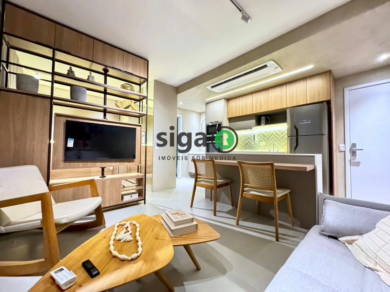 Foto do imóvel Apartamento para locação 38m² com vaga todo mobiliado localizado no eixo Berrini x Chucrizaidan.