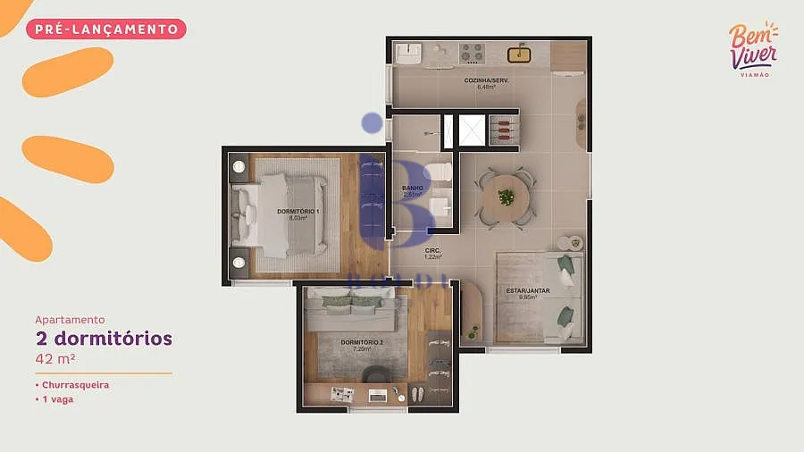 Imagem Apartamento com lazer completo em Viamão
