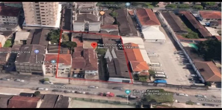 Imagem Terreno à venda - Vila Mathias, Santos/SP