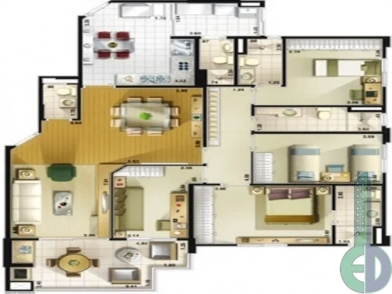 Imagem Apartamento com 3 quartos a venda em São Caetano do Sul, comprar apartamento 3 dormitórios em Santa Paula São Caetano, apartamento pronto para morar