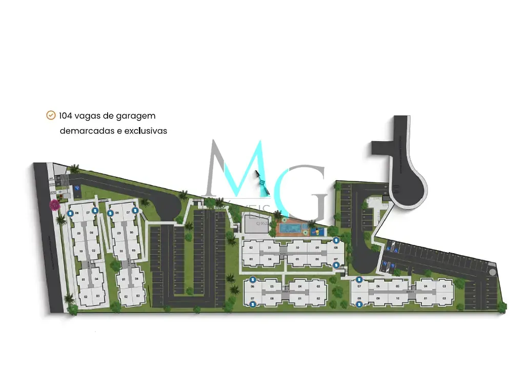 Imagem Apartamento à venda 2 Quartos 43.41M² Jacarepaguá Rio de Janeiro - RJ | Rio+ Residencial Clube - Fase 1