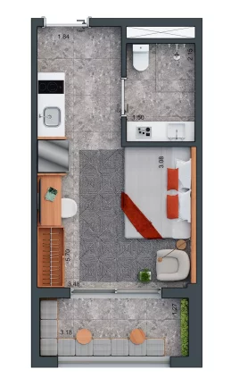 Imagem APARTAMENTO RESIDENCIAL em São Paulo - SP, Brooklin Paulista
