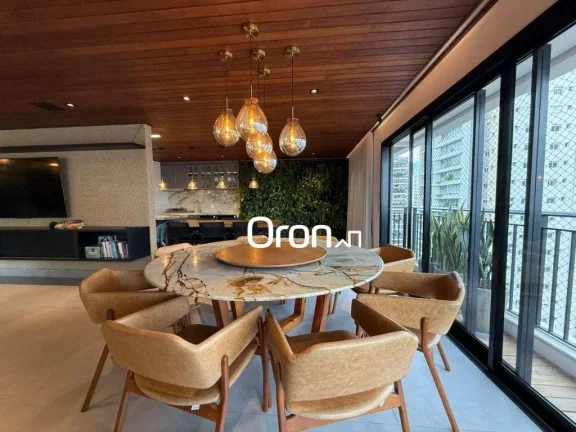 Apartamento mobiliado com 4 dormitórios à venda, 224 m² por R$ 2.790.000 - Setor Marista - Goiânia/GO