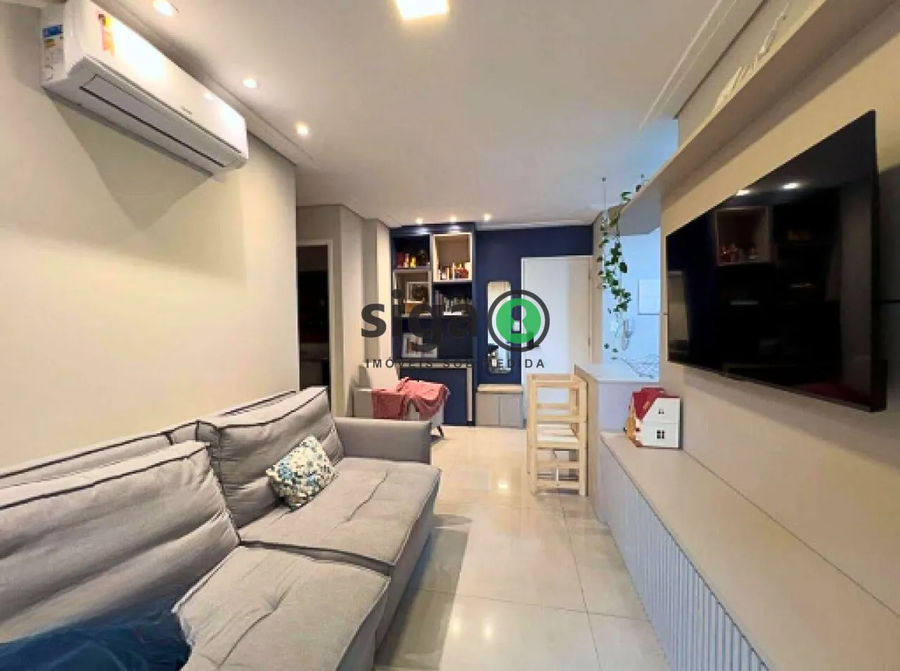 Imagem Apartamento à venda, com 68m2 e 2 dormitórios, no Brooklin.