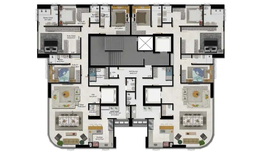 Imagem Apartamento à Venda, 208 m² em bandeirantes - Caldas Novas