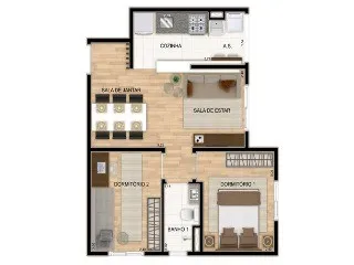 Imagem RESIDENCIAL FUTURA SÃO MATEUS SÃO PAULO, apartamento à venda com 2 quartos ZL