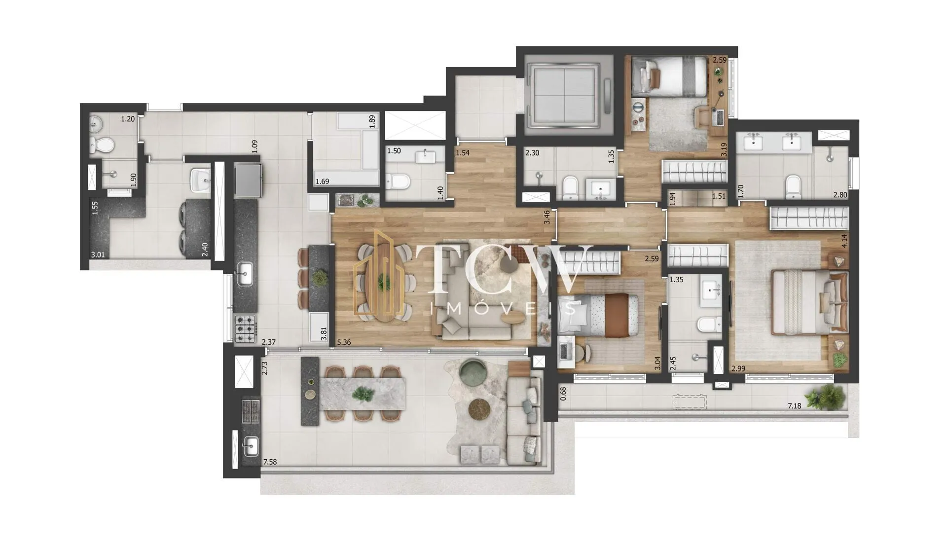 Imagem Apartamento à Venda na Aclimação | 3 Dormitórios | 108 m² | Reffugio 359