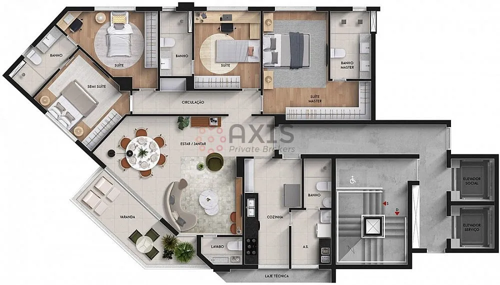 Imagem Apartamento 4 quartos na Savassi - Lazer completo