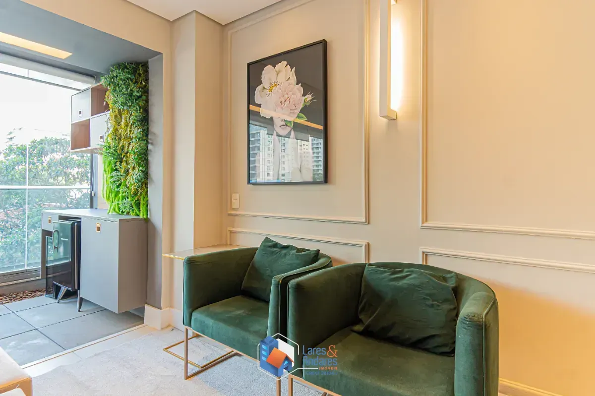 Imagem Apartamento para venda em Brooklin Paulista com 2 quartos, sendo 2 suítes, 81m²