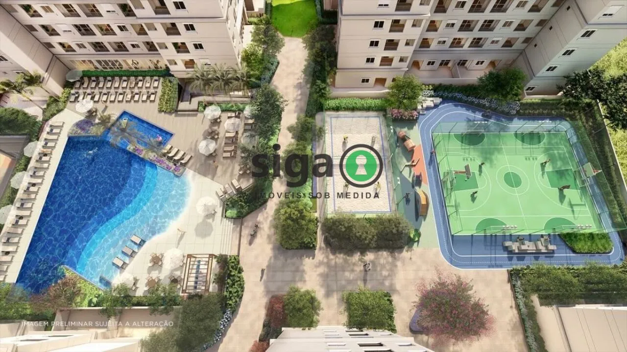 Imagem Blue Home Resort Jockey: apartamento de 62m² com lazer completo e sofisticação