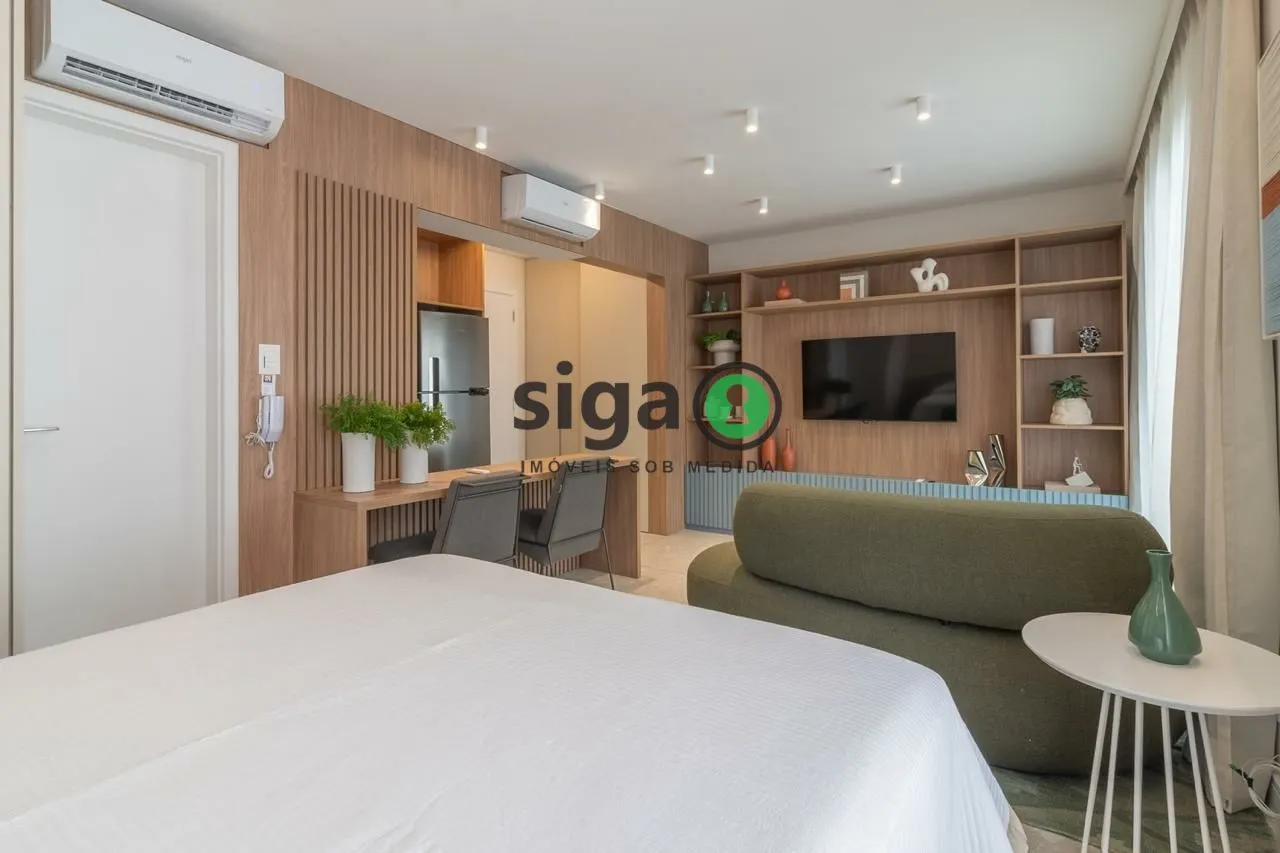 Imagem Apartamento 38m² mobiliado para locação localizado no Jardins/SP