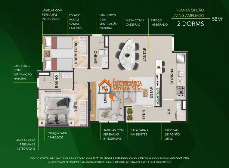 Imagem Apartamento com 2 dormitórios à venda, 58 m² por R$ 527.843,00 - Centro - Guarulhos/SP