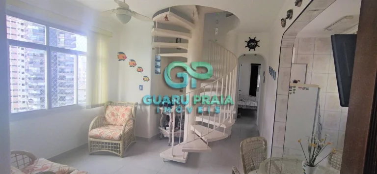 Imagem Cobertura Duplex a 200 metros da praia do Tombo e 500 da praia das Astúrias