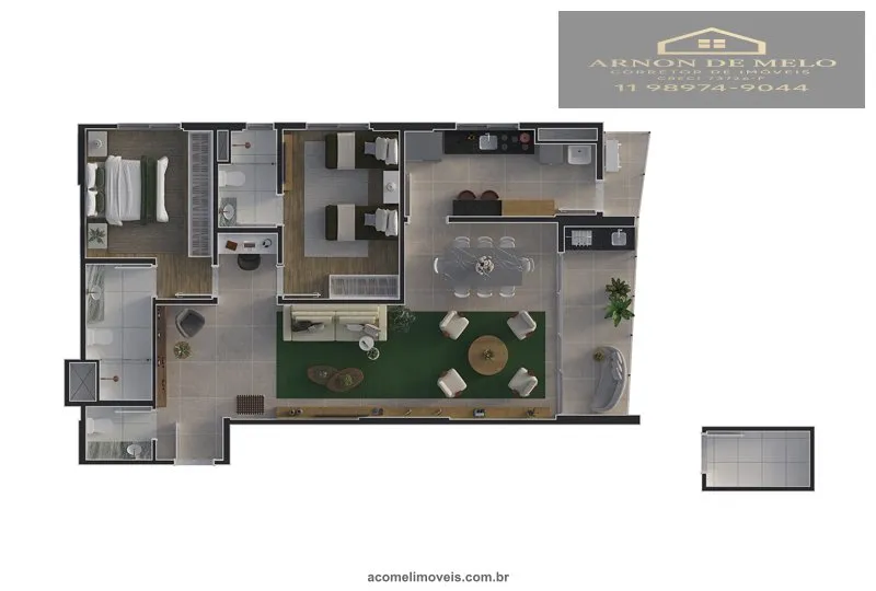 Imagem Apartamentos para locação em Barueri no bairro Alphaville