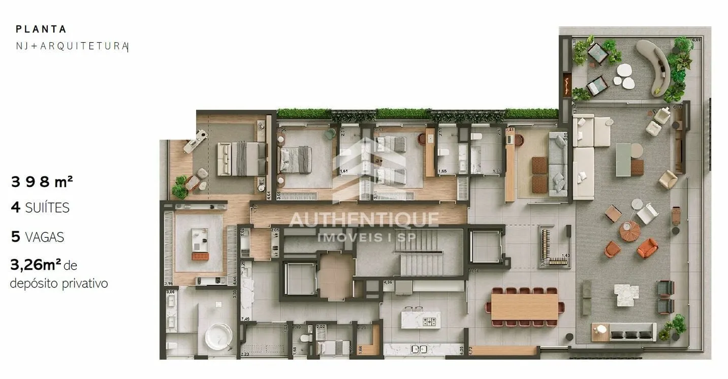 Imagem SETE VILA NOVA CONCEIÇÃO - Apartamento à venda no bairro Vila Nova Conceição - São Paulo/SP, Zona Sul