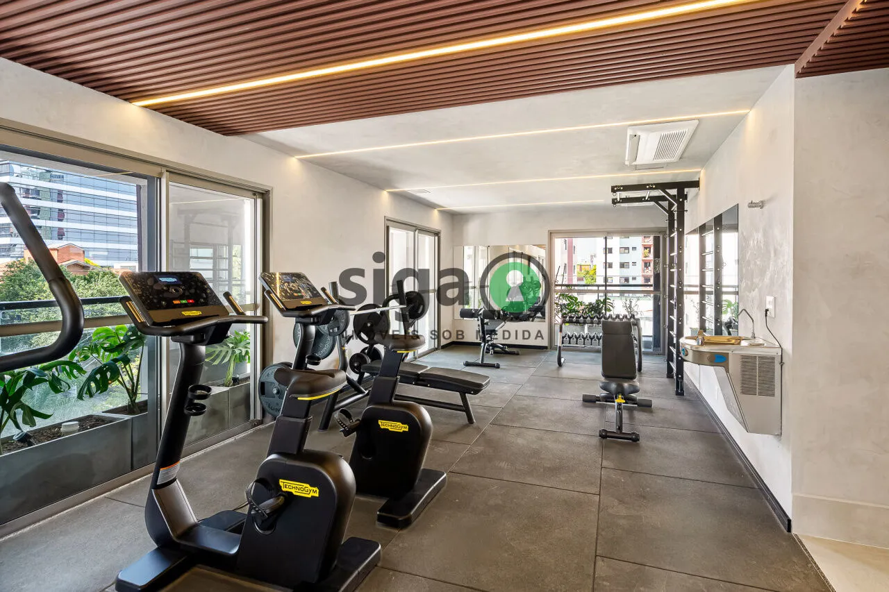 Imagem Apartamento mobiliado e decorado com 34m² e 1 suíte - Moema - São Paulo/SP