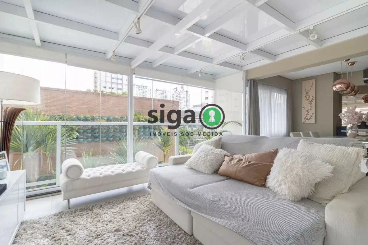 Foto do imóvel Apartamento Garden de 65m² mobiliado 3 com 2 vagas de garagem à venda na Vila Olímpia