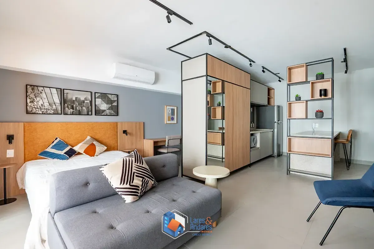 Imagem Studio para venda em Campo Belo com 1 quarto, 45m²