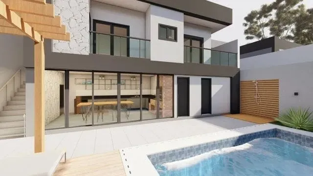 Imagem Casa à venda 3 Quartos, 3 Suites, 2 Vagas, Bairro do Grama, Caçapava - SP | Condomínio Terras do Vale