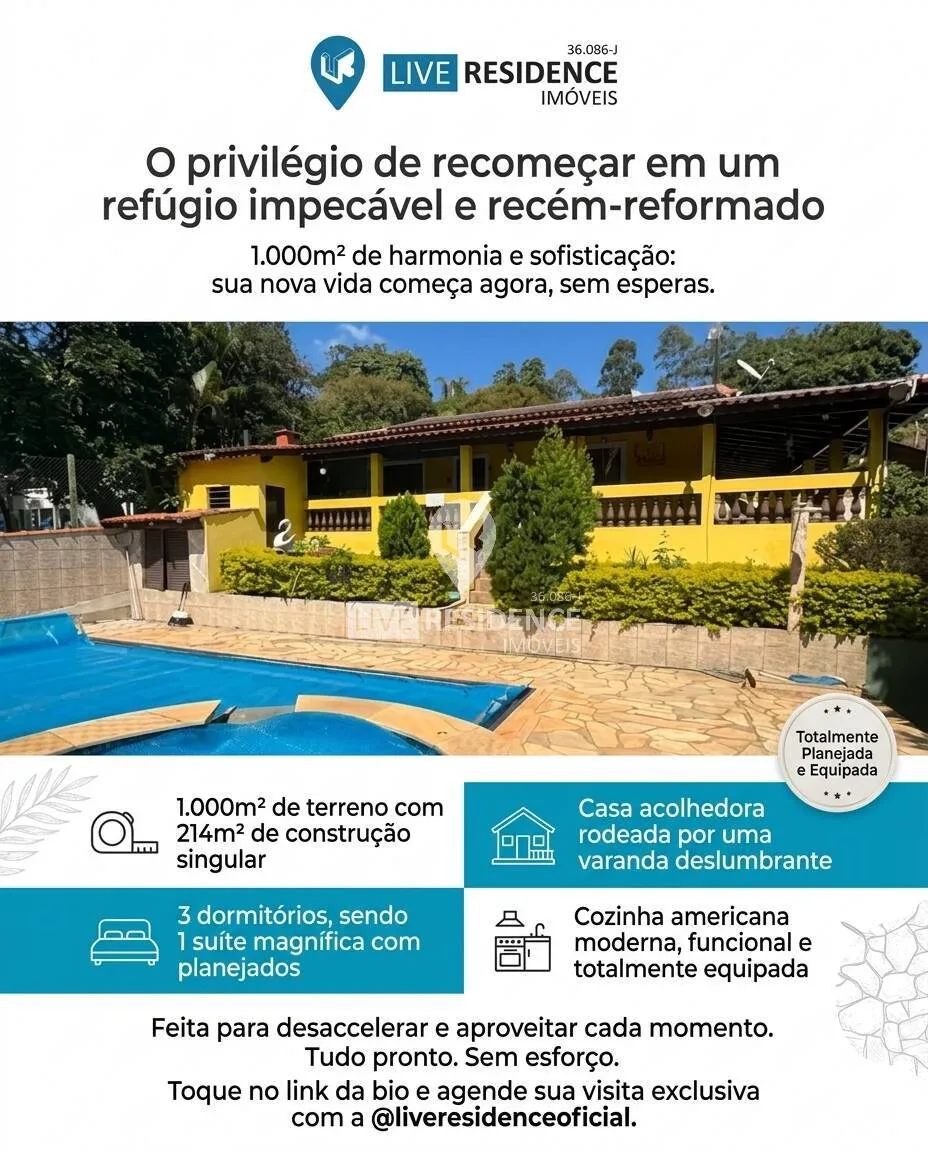 Imagem casa com piscina em Itatiba SP