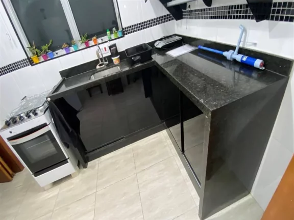 Imagem Apartamento com 2 dorms, Boqueirão, Praia Grande - R$ 350 mil, Cod: 2551