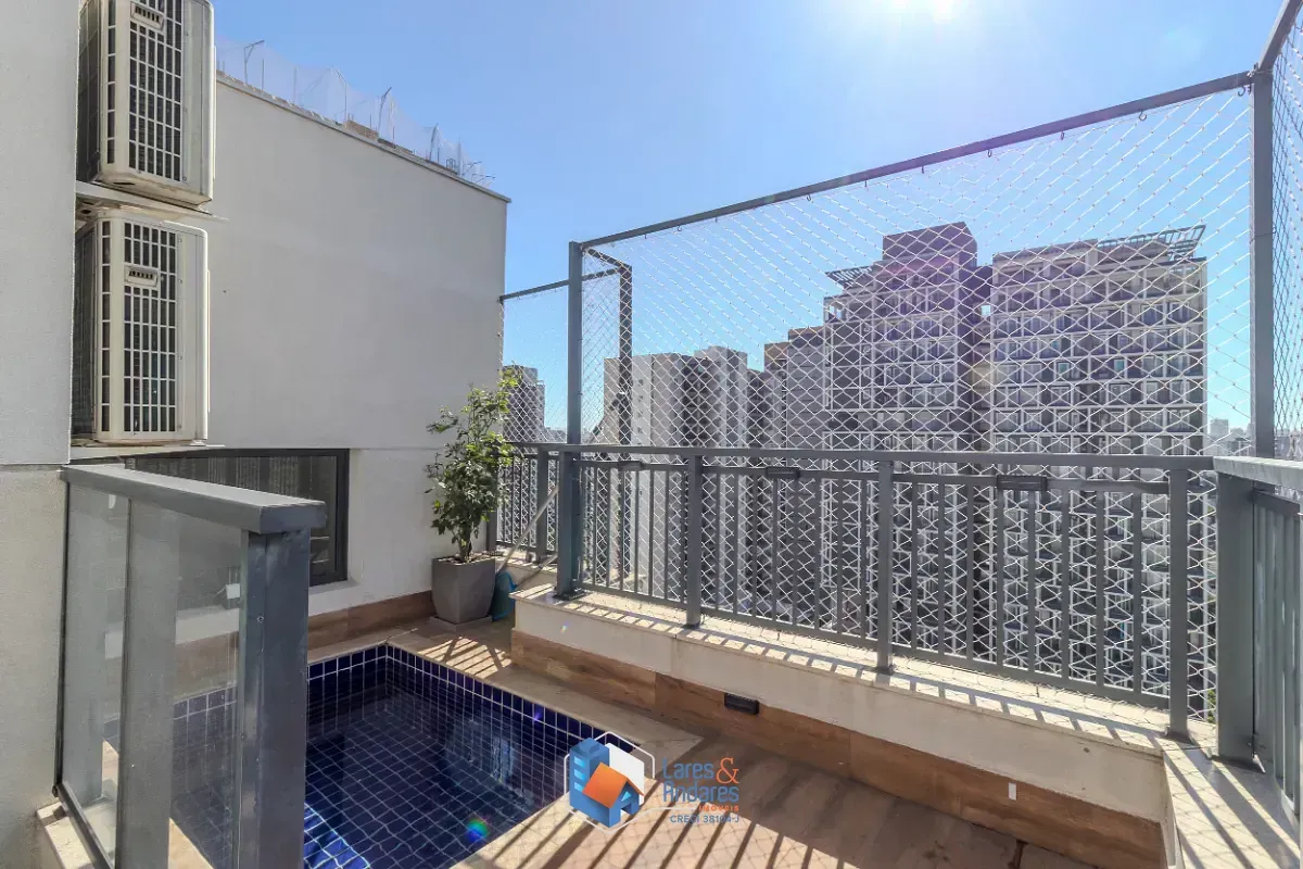 Imagem Cobertura para venda em Campo Belo com 3 quartos, sendo 2 suítes, 126m²
