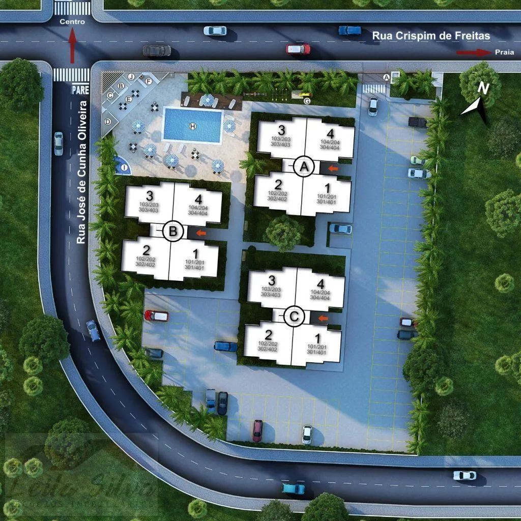 Imagem Apartamento a Venda em Luis Correia PI, 3 Quartos sendo uma suite, 2 vagas