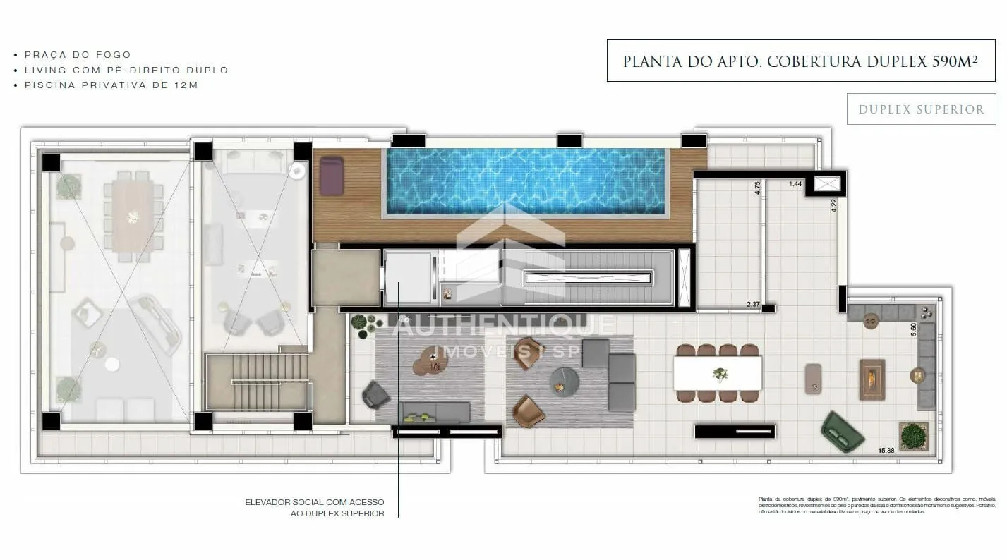 Imagem Diamani Ibirapuera - Apartamento à venda no bairro Ibirapuera - São Paulo/SP, Zona Sul
