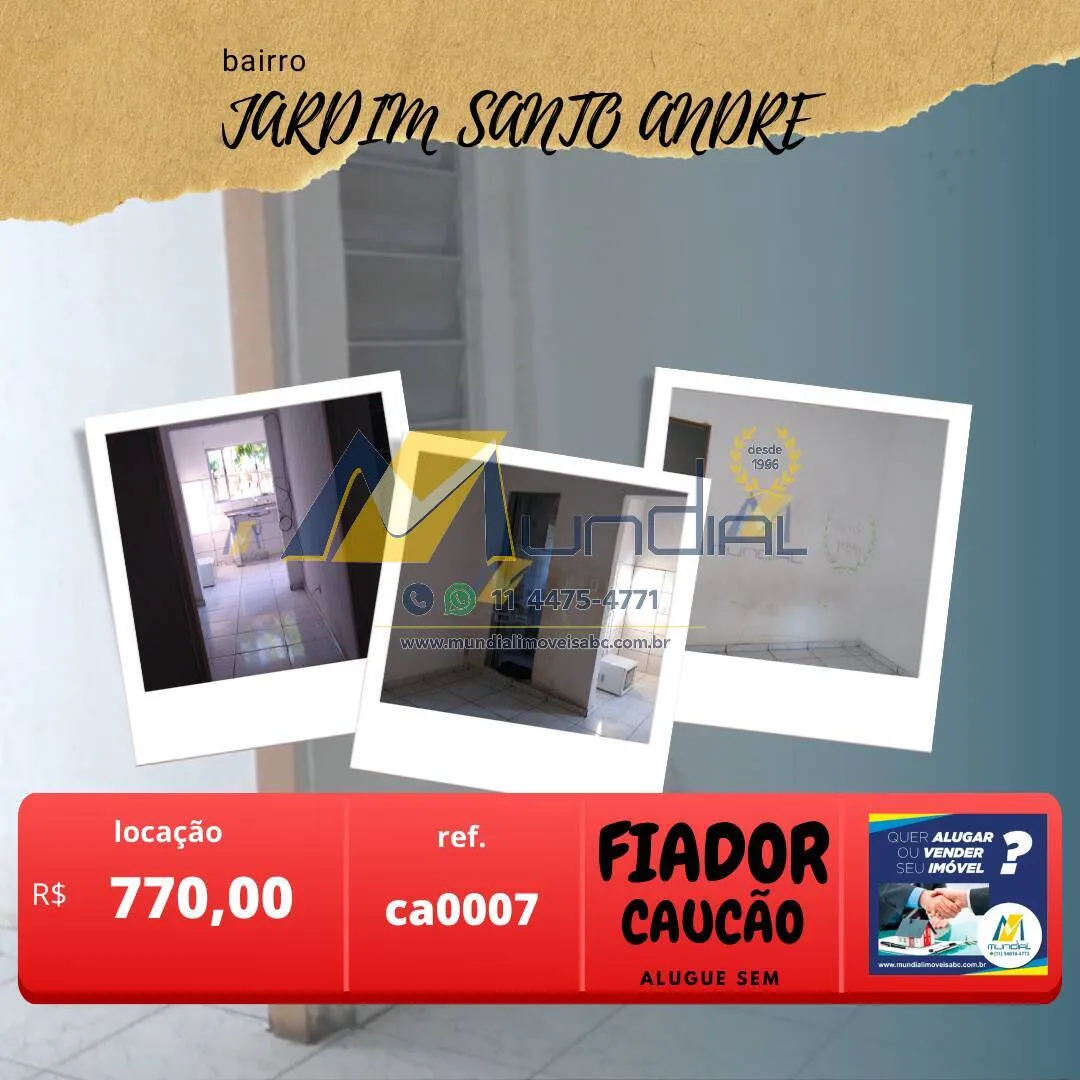 Imagem Alugo Casa em Jardim Santo André
