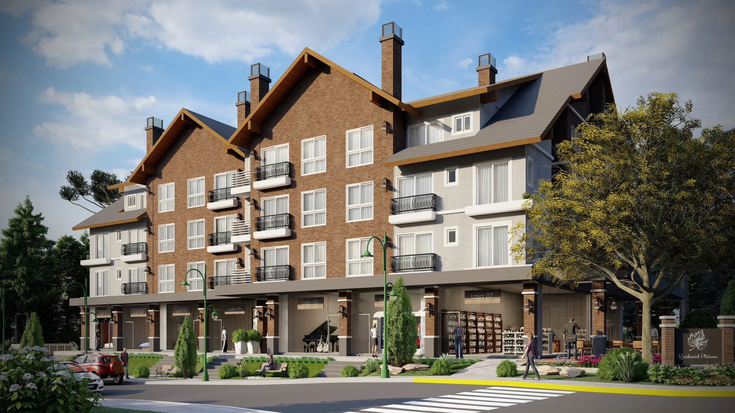 Imagem Apartamento à venda em Gramado, Av. Central, com 2 quartos, 84.69m2