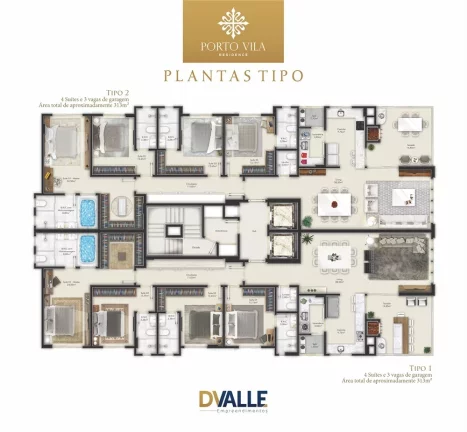 Imagem Porto Vila - Apartamento à venda no bairro Meia Praia - Itapema/SC