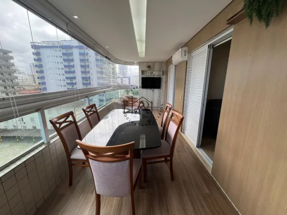 Imagem Apartamento Quadra Mar para Venda em Praia Grande, Guilhermina, 4 dormitórios, 3 suítes, 4 banheiros, 2 vagas