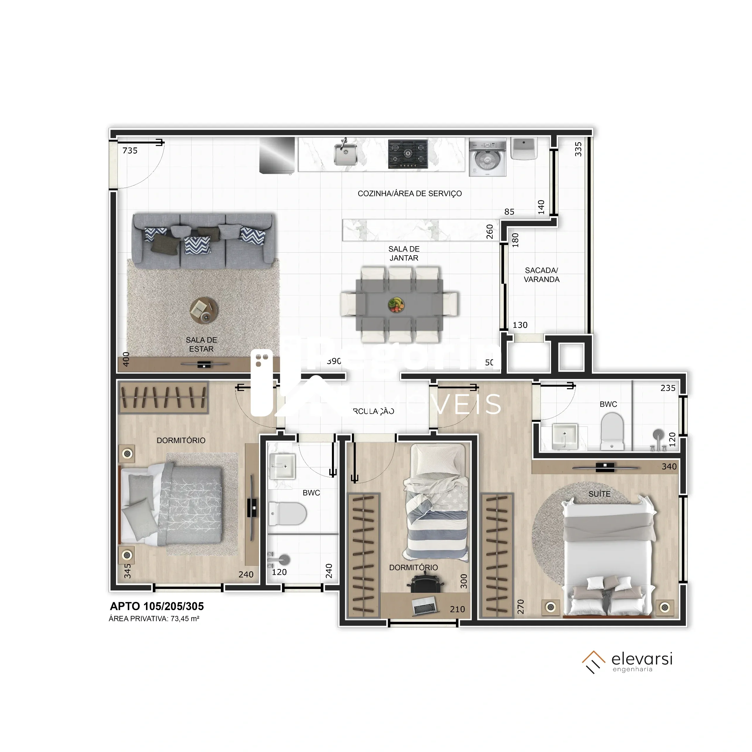 Imagem Apartamento à venda com 3 quartos e churrasqueira em Centro, Pinhais