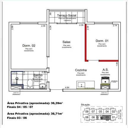 Imagem Ipiranga | 2 Dormitórios | Sacada | 36m² | Apenas 2 minutos a pé até o metrô!!!