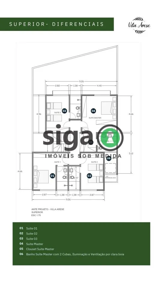 Imagem CASA DE CONDOMINIO COM 4 QUARTOS SENDO SUITES PARA VENDA E LOCAÇÃO NO ALTO DA BOA VISTA