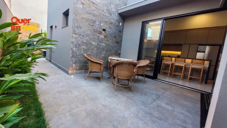 Imagem Casa de Luxo à Venda em Condomínio na AVENIDA OSCAR NIEMEYER, Quinta dos Ventos, Ribeirão Preto-SP - 3 suítes, 4 vagas - Quer Imóvel Negócios Imobiliários