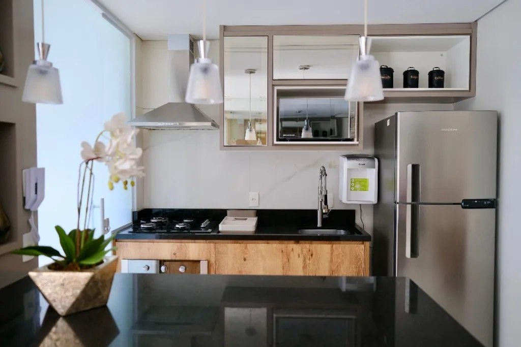 Imagem Apartamento à venda na Vila Nova Conceição, 1 quarto, 1 suíte, 1 vaga, 54m² - Condomínio Horizonte JK Vila Olímpia SP