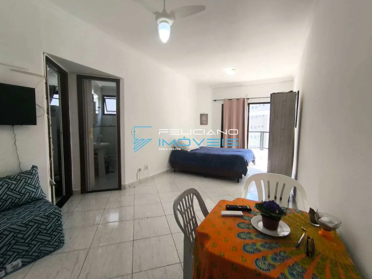 Imagem Apartamento com 1 quarto, forte, Praia Grande - R$ 265 mil, Cod: 6897