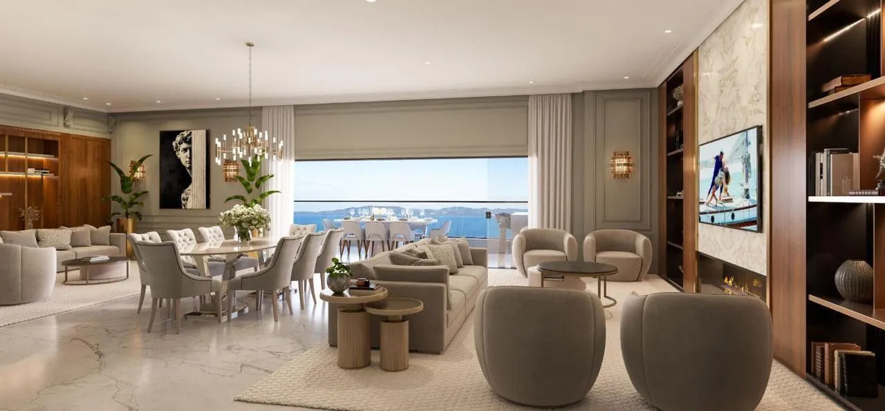Imagem Apartamento com vista para o mar à venda com 300m2 por R$ 9.700.000,00