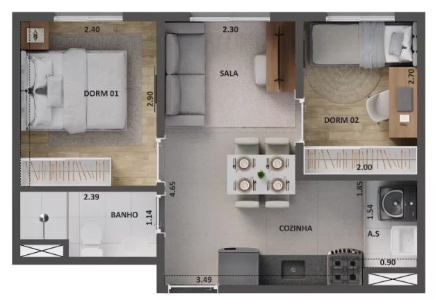 Imagem Apartamento à venda no bairro Mooca - São Paulo/SP