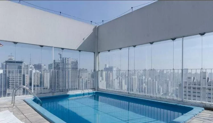 Imagem Flat disponível para venda no Residence Plaza Concorde, com 42m², 1 dormitório e 1 vaga de garagem