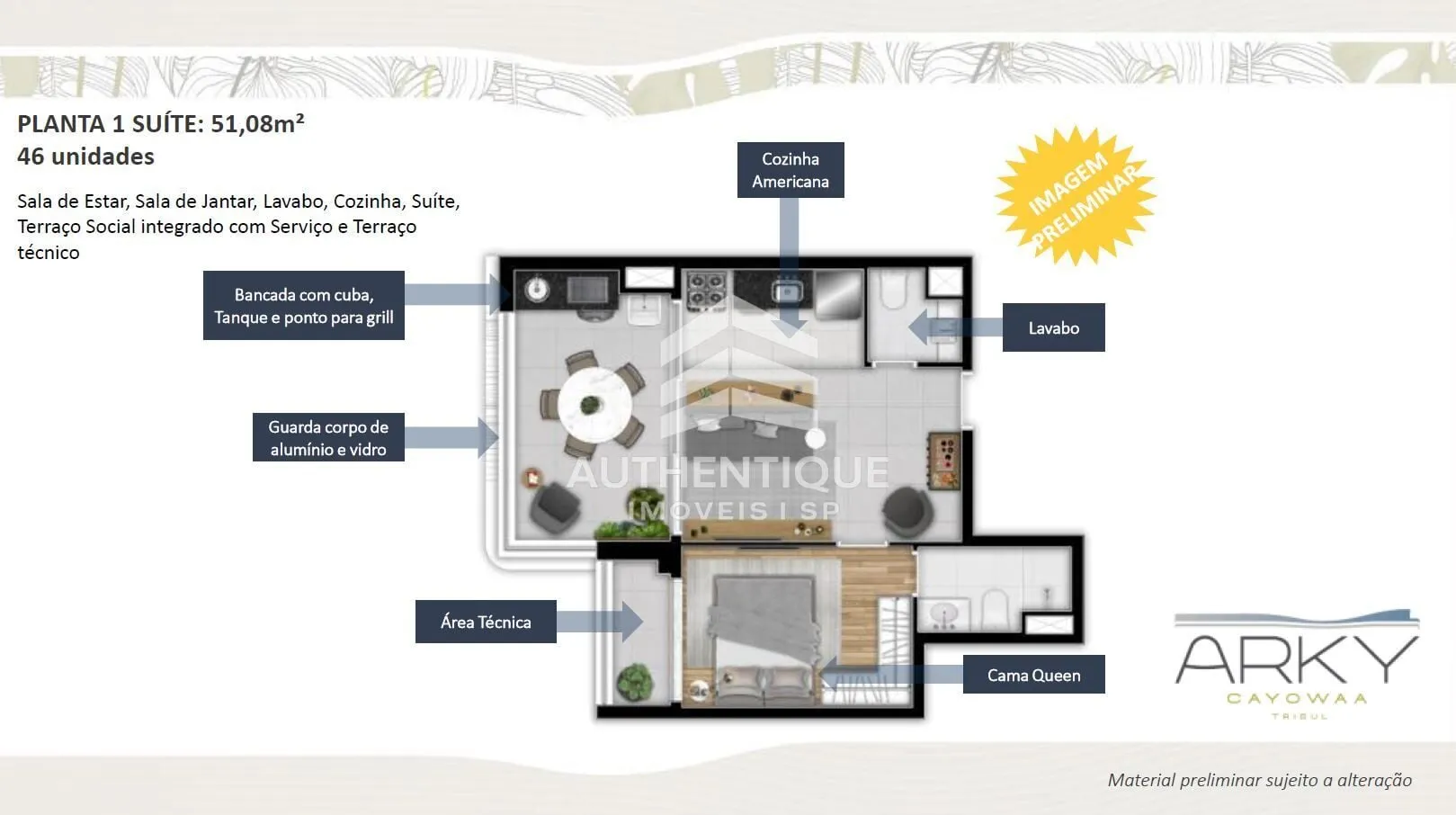Imagem ARKY CAYOWAA PERDIZES - Apartamento à venda em São Paulo/SP
