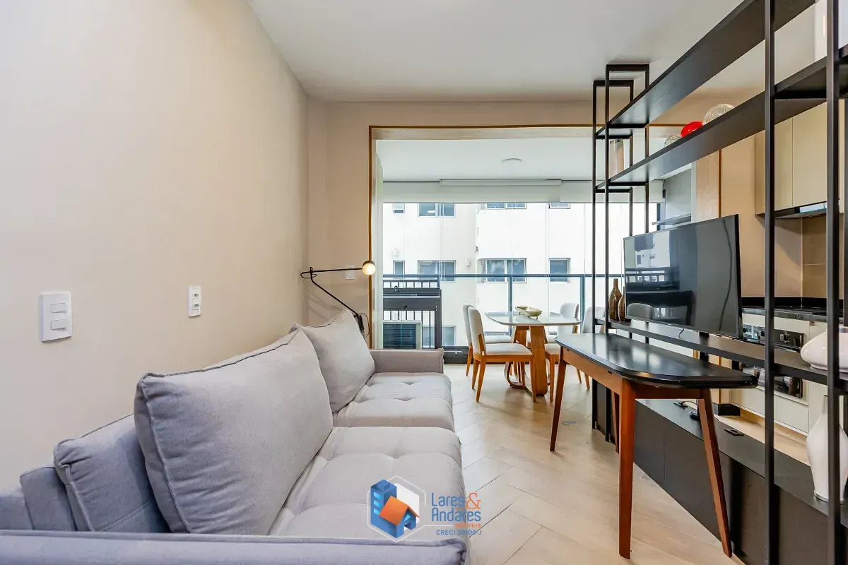 Imagem Apartamento para venda em Campo Belo com 1 quarto, sendo 1 suíte, 46m²