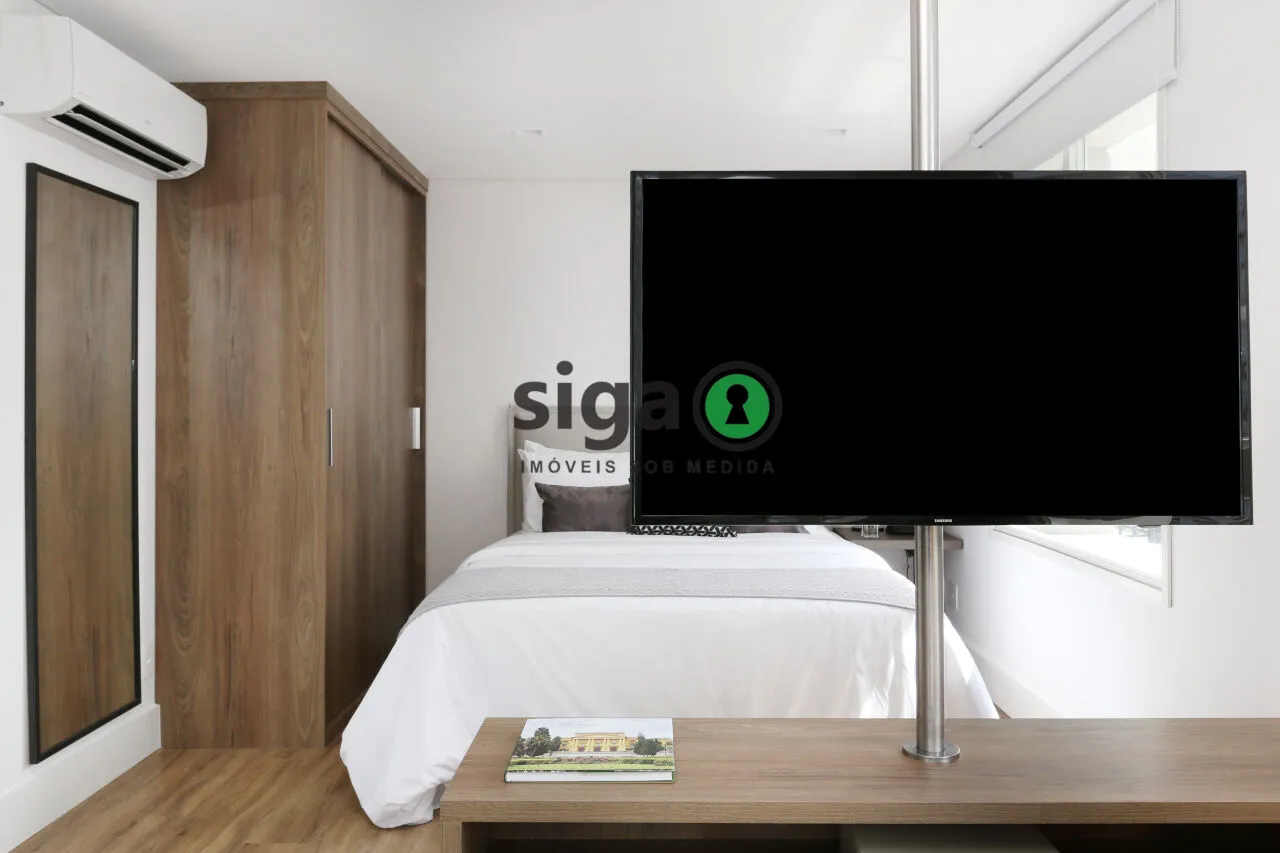 Imagem APATAMENTO MOBILIADO PARA VENDA NO BROOKLIN COM 1 DORMITORIO