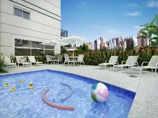Imagem Locação de Apartamento de Luxo na Vila Gilda em Santo André-SP - 4 quartos, 2 suítes, 3 banheiros, 3 vagas de garagem e 139,00m² no Condomínio Royale Mérit.