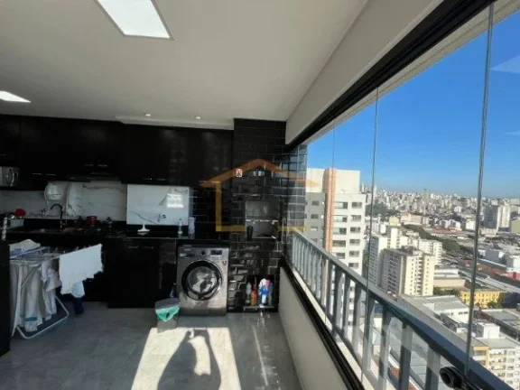 Imagem Lindo apartamento com 2 dorms (1 transformado em closet), banheiro, sala, cozinha, lavanderia e vara...